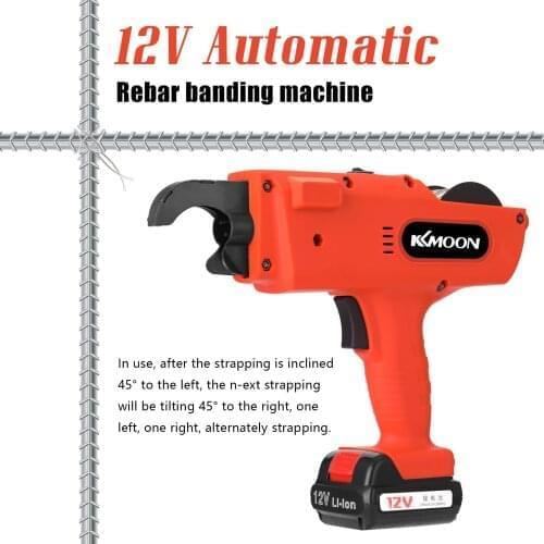 12 V Automatic 8-34MM Rebar Tier Cordless Rechargeable Tying Binding Machine Automatic Rebar Tying Wire Rebar Binding Machine