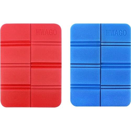 2pcs Portable Outdoor Seat Cushions Foldable Water-Proof Foam Cushions Elastic Seat Mats For Camping Picnic Sandy Beach