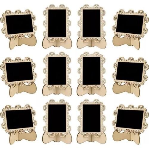 30 pcs mini Blackboard slates on the stick Wood decoration Gifts Placeholder table markers