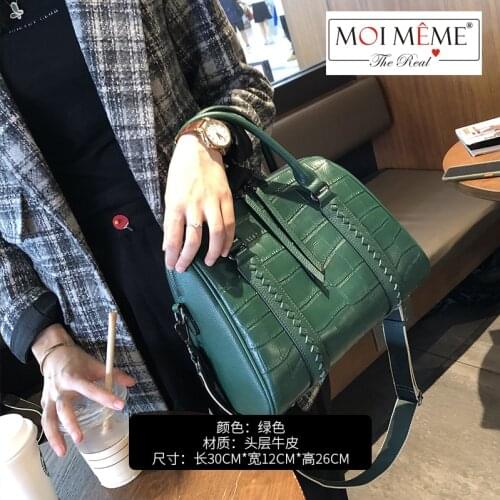 6 PCS Wholesale 2021 New style for women Luxury brand high-quality fashion Women Genuine leather handbags