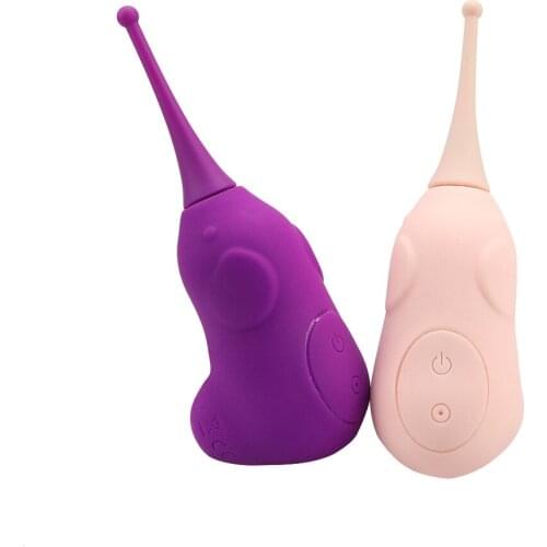 Noiseless Portable Adult Supplies Small Elephant 10 Frequency Vibrator Female Masturbation Massage G Point Vibrator for Beginner