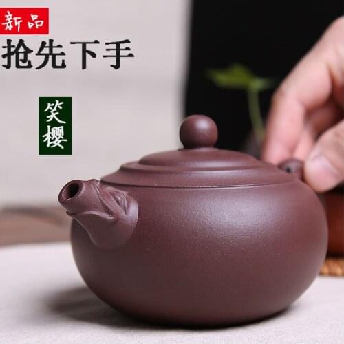 Large dragon pot recommended wholesale purple clay ore yixing teapot tea set gift custom all by hand