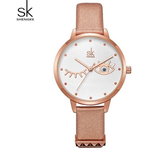 ShengKe Creative Thin Ladies Wrist Watch Fashion Brand Women Quartz Watch For Montre Femme 2019 SK Female Clock relogio feminino