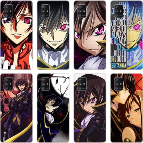 Anime Code Geass Lelouch Case for Samsung Galaxy A01 Core A10S A11 A20S A20E A21 A30S A31 A41 A42 A50S A51 A70 A71 J3 J5 J7 2017