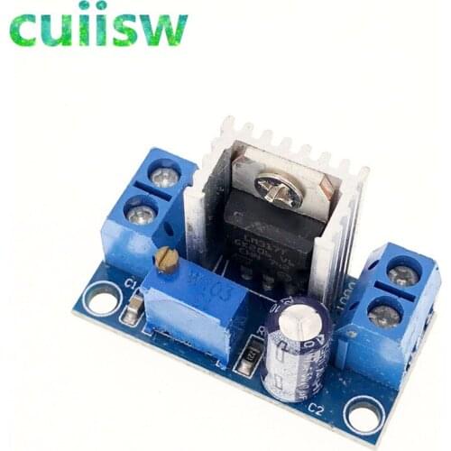 Cuiisw 1pcs LM317 LM317T DC-DC step-down DC converter circuit board power supply module