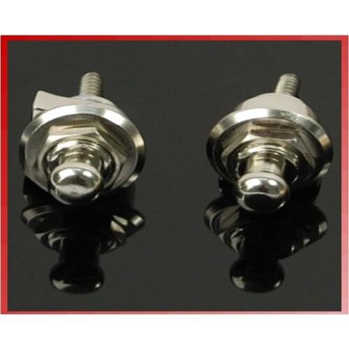 Electronic New strap lock 2PCS Chrome Guitar Bass Strap Locks StrapLocks Guitar accessory Wholesale&Retail straplock