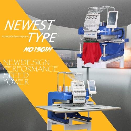 China 10 years service ! HOLIUAMA like brother quality 1 head computerized embroidery machineshoes embroidery machin in USA