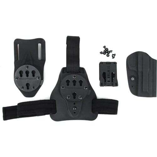 M92 Kydex Holster Set leg plate and waist belt using Three purposes of base platewith a quick release