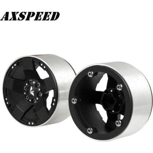 1Pcs/4Pcs 2.2 inch metal wheel number 9 Long section Wheel Rim / Hub for 1/10 RC Rock Crawler Axial Wraith 90018