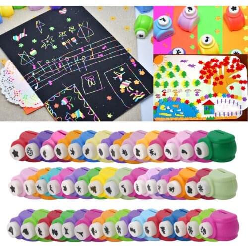 Mini Scrapbook Punches Handmade Cutter Card Craft Calico Printing DIY Flower Paper Craft Punch Hole Puncher Shape