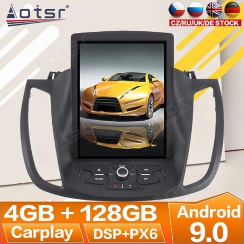 For Ford Kuga 2013 2014 2015 2016 2017 Android Radio Multimedia Car Cassette Recorder Stereo Player Tesla PX6 GPS Navi Head Unit