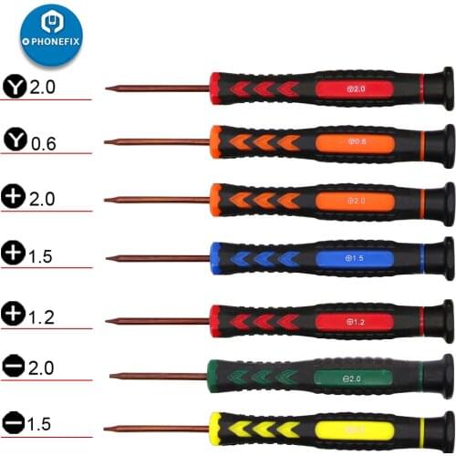 Magnetic Screwdriver Set Torx T2 T3 T4 Pentalobe 0.8 1.2 Phillips 1.5 Opening Repair for Cell Phone Screen Battery Replace Tools