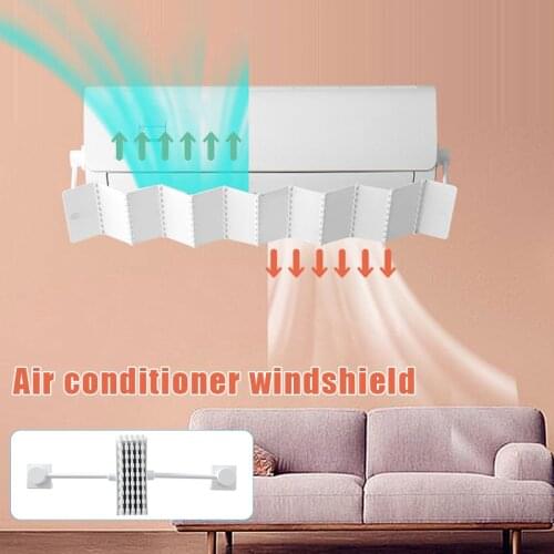 Wall-mounted air conditioner windshield for anti-straight blowing XH8Z