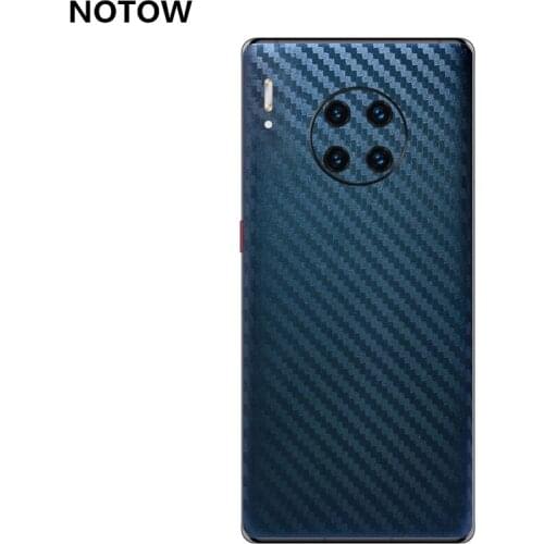 NOTOW fashion carbon fiber Discoloration sticker skins protective film for huawei Mate30/mate30pro/mate20pro/x/20lite/mate20