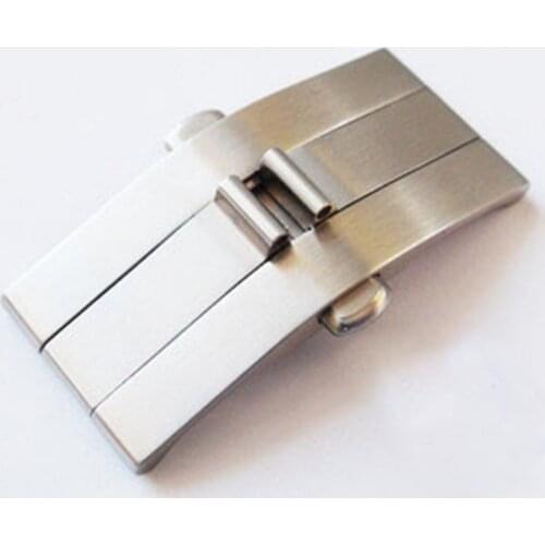 316L Stainless Steel Watch Bracelet Buckle For Ballon Bleu Watch Steel Chain bands, Watch Parts 18, 22mm