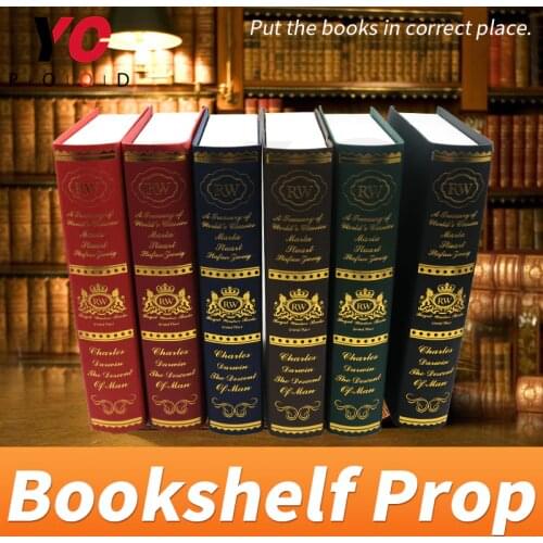Bookshelf prop real life escape room prop put all books in corrct places to unlock takagism game supplier YOPOOD