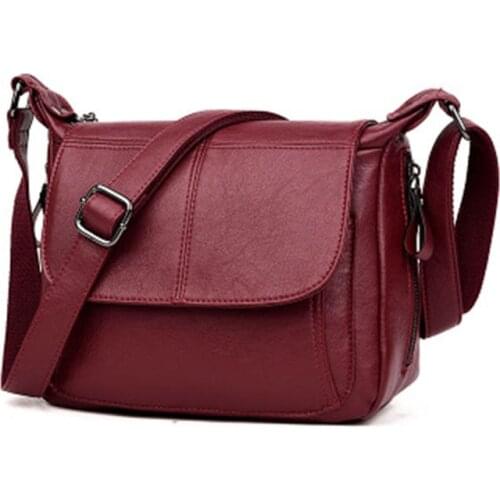 Luxury Brand Leather Messenger Bag Designer Handbag High Qualiry Single Shoulder Bag Women Top-handle Crossbody Bags Tote Bolso