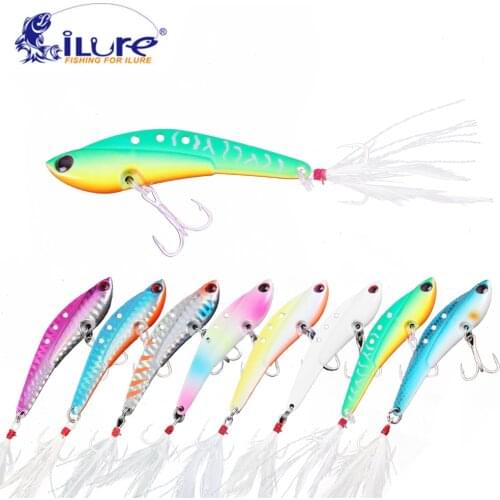 ILure Multicolor Colors Fishing Baits 25g 75mm Sinking Wobbler VIB Hard Artificial Bait Vibration depth fishing tackle Crankbait
