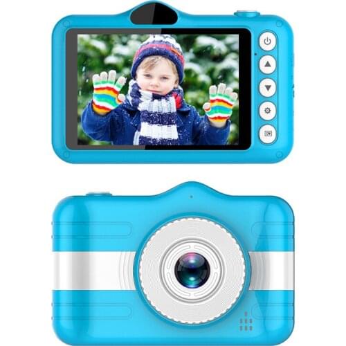 New childrens video camera cute cartoon digital high-definition video camera sports video camera 3.5 inch super large screen
