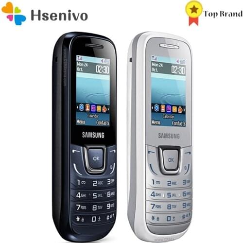 Samsung E1282T Refurbished-Original unlocked samsung E1282 Mobile Phone 1.8" One sim card Loudspeaker 1000 mAh Battery