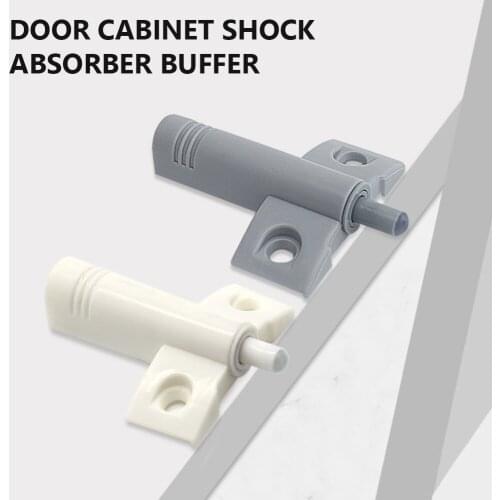 High Quality 5/10PCS Gray White Kitchen Cabinet Door Stop Drawer Soft Quiet Close Closer Damper Buffers With Screws