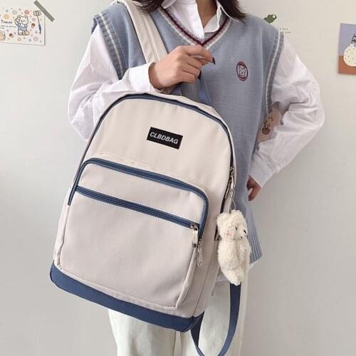 Women backpack Japanese Harajuku tooling backpacks large capacity backpacks fashion female student school bags travel Rucksack