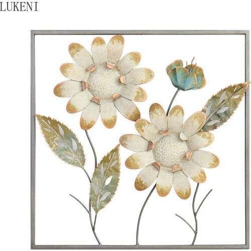 Green Plant Wall Hanging Soft Wrought Iron Porch Opening Decoration Tea Room Office Background Wall Decoration