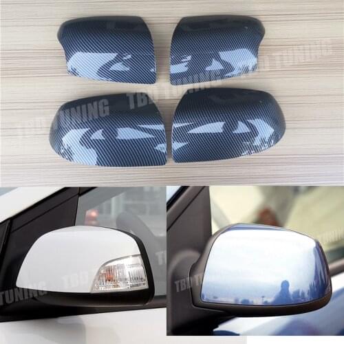 Carbon Fiber Look Mirror Cover For Ford Focus Mk2 2005 2006 2007 2008 Replacement Style Rear View Mirror Cover