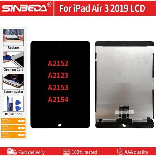 10.5" Original For iPad Air 3 2019 A2152 A2123 A2153 A2154 LCD Display Touch Screen Digitizer Assembly For iPad air3 Pro LCD