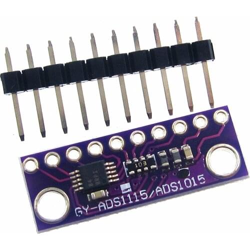 10pcs ADS1015 ADS1115 bit precision analog-to-digital converter ADC module development board