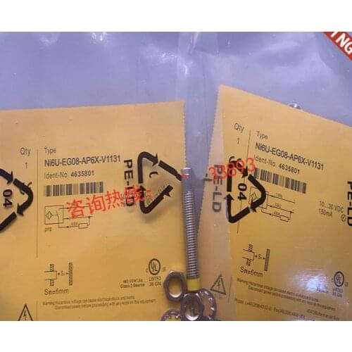 3pcs New High Quality Turck Proximity switch NI6U-EG08-AP6X-V1131 NI6U-EG08-AN6X-V1131