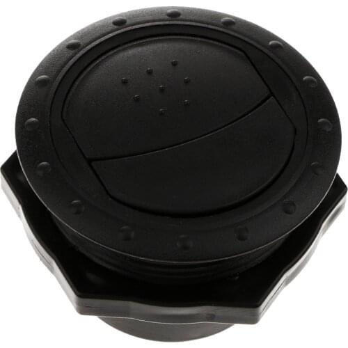 60mm Outlet Air Vent Cover Wall Mount Outlet Exhaust Grille ABS Round Black