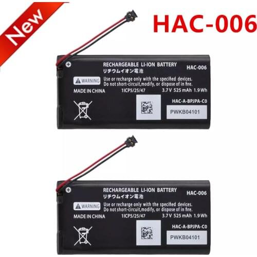 HAC-006 HAC-BPJPA-C0 Battery for HAC-015/016 HAC-A-JCL-C0 HAC-A-JCR-C0 Nintendo Ns Joy-Con Controller Gamepad