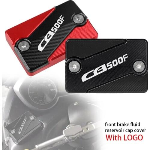 Aluminum Front brake Fluid Tank Reservoir Cover oil Cap For HONDA CB500F CB 500F CB500 F 2019 2020 2021 Motorcycle Accessories