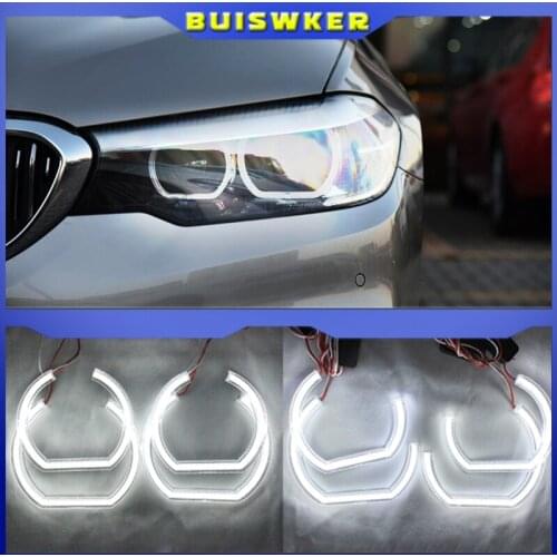 For BMW 7 Series E38 1995-2001 XENON headlight DTM M4 Style Ultra bright led Angel Eyes DRL halo rings Retrofit Accessories