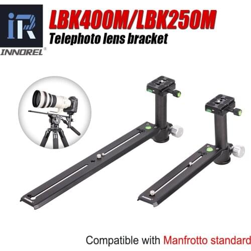 Hydraulic Manfrotto Telephoto Long-Focus Lens Bracket Clamping Pillar Camera Support Holder Quick Release Plate For Tripod Head