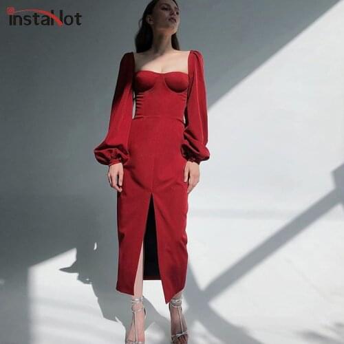 Длинные платья InstaHot China At AliExpress