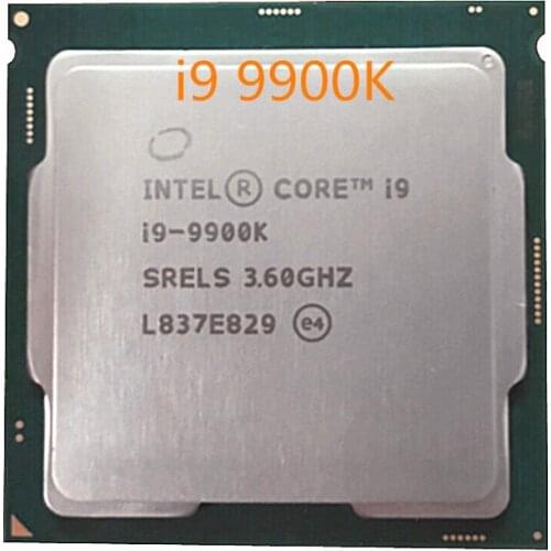 Intel Core 3.6 Ghz 8 Cores 16 Threads Gamer Office Pc Intel I9 9900K I9-9900K Data Processor