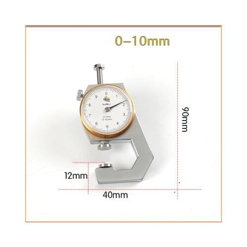 0-30MM zinc alloy 0.1MM precision thickness gauge calibrator thickness meter dial tester measuring tool