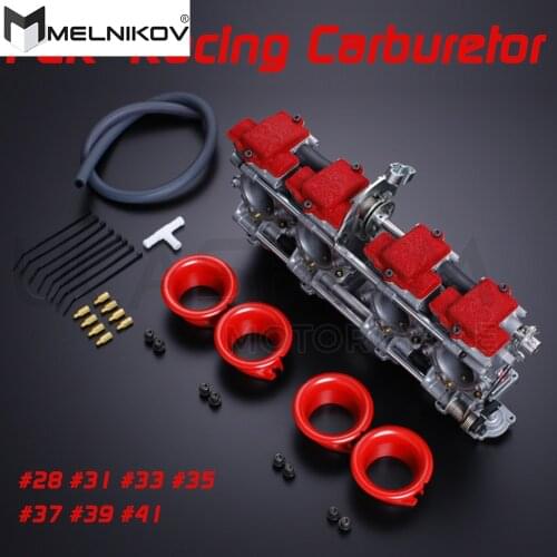 4pcs sets Racing Carburetor For Dirt Bike MotorCross Scrambling FCR Carburetor Add Power 30% 28 41 39 35