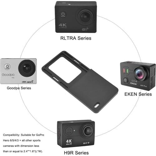 Handheld Gimbal Stabilizer Mount Plate Adapter for Gopro Hero 6 5 4 3 3+ Sports Camera for below 2.4'' 1.6'' Cameras Accessories