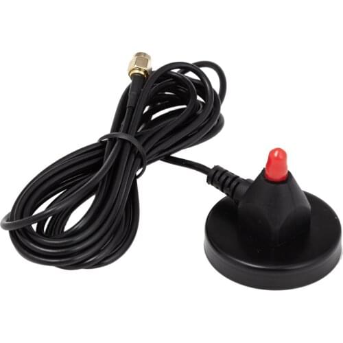 4G LTE Antenna Magnetic Mounting Base with 10 feet / 3m SMA Male Antenna Extension Cable for 4G LTE WiFi Router Modem