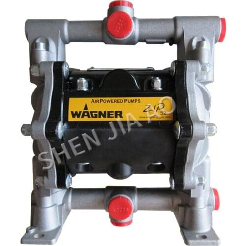 Coating diaphragm pump / ZIP-52 double diaphragm pump low pressure large flow aluminum alloy pump coating diaphragm pump