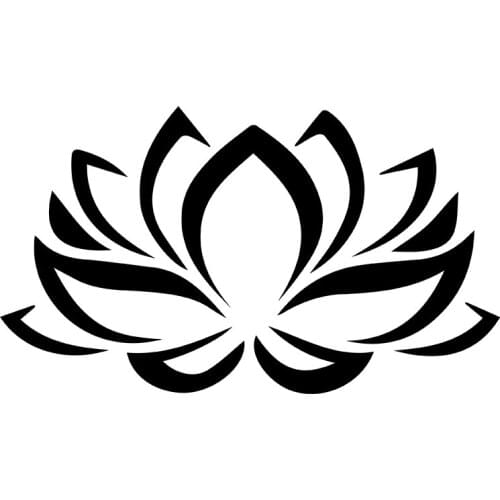 Car decals and stickers cool beautiful lotus bumper window personality car motorcycle exterior accessories vinyl