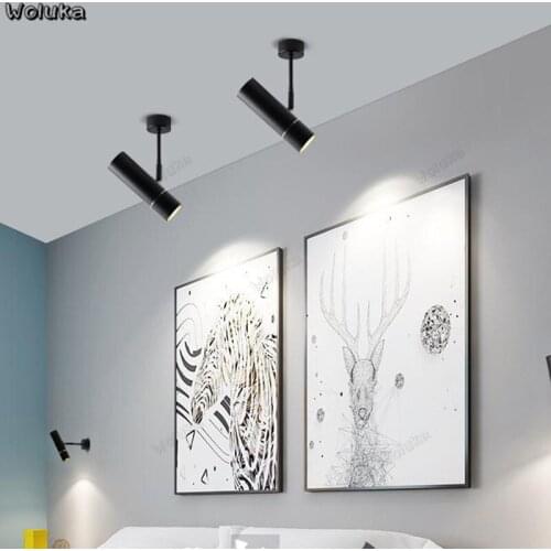 Wall lamp bedroom bedside lamp can be rotated led12W home living room Nordic background wall CD50 W07