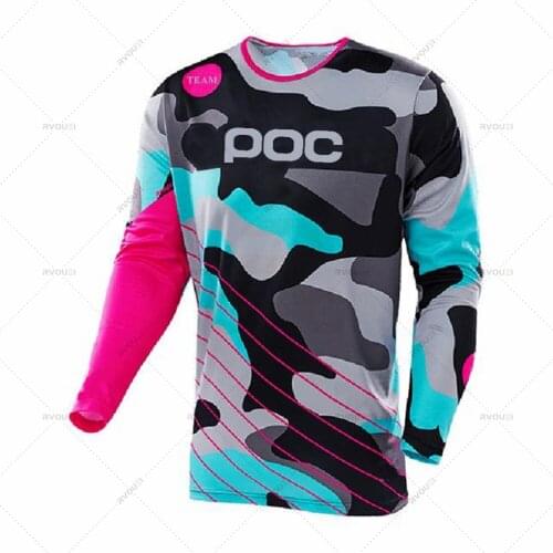 NEW 2021 Mtb Fox Jersey Motocross Cycling Off Road Dirt Bike Riding ATV MTB DH Racing Long Sleeve Shirt FXR Motorcycle Jersey