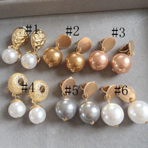 New Sweet Pearl More Styles Clip Earring
