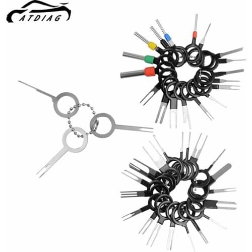 Car Electrical Wiring Crimp Connector Pin 41pcs Terminal Removal Tool Extractor Kit Car Repair Professional Tools