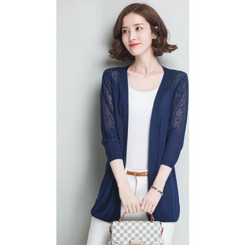 KMETRAM Silk Cardigan Women Clothes 2020 Knitted Sweater Women Coats and Jackets Women Cardigans Plus Size 6xl Pull Femme MY3120