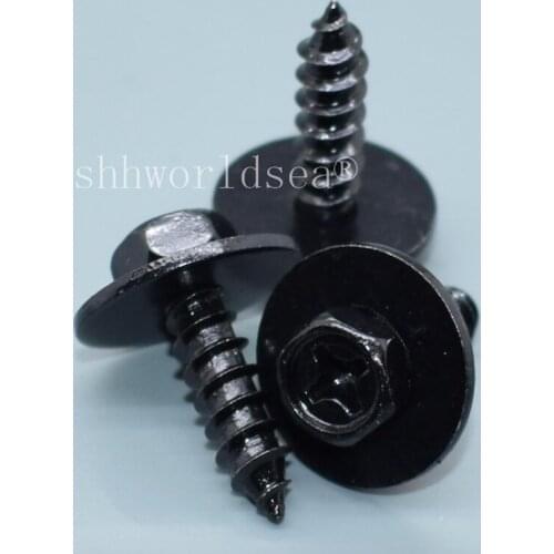 Shhworldsea Free Shipping 100PCS Hexagon head self-drilling screw Auto matal fasteners Car fastener clip Automotive metal Clips